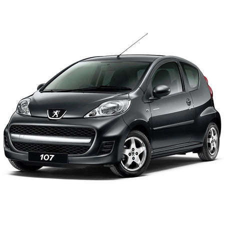 Protection de seuil de porte en acier inoxydable Peugeot 107