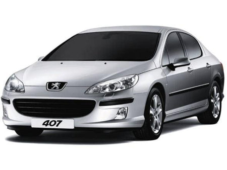 Protection de seuil de porte en acier inoxydable Peugeot 407
