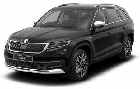 Protection de seuil de porte en acier inoxydable Skoda Kodiaq