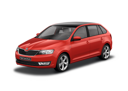 Protection de seuil de porte en acier inoxydable Skoda Rapid
