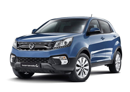 Protection de seuil de porte en acier inoxydable Ssang Yong Korando