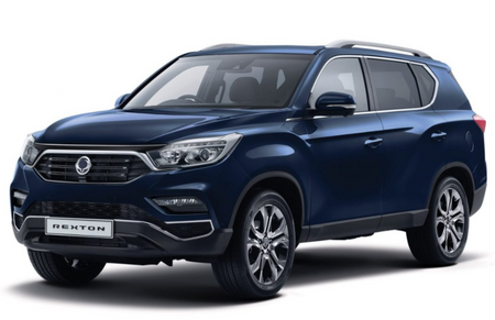 Protection de seuil de porte en acier inoxydable Ssang Yong Rexton