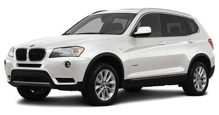 Protection de seuil de porte en acier inoxydable BMW X3 F25 fabrication 11.2010 - 10.2017, carrosserie suv