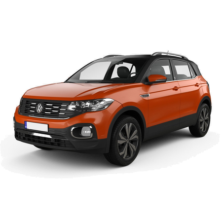 Protection de seuil de porte en acier inoxydable Volkswagen T-Cross