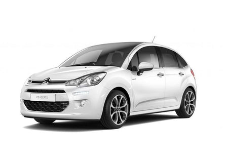 Protection de seuil de porte en acier inoxydable Citroen C3 II fabrication 2009 - 12.2016, carrosserie berline