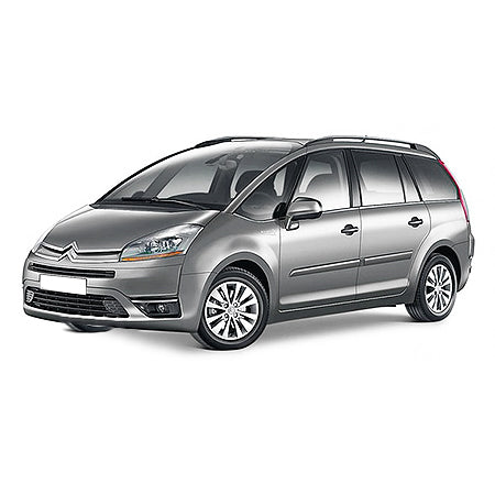 Protection en acier inoxydable pour pédale repos-pied Citroen C4 Grand Picasso II fabrication 10.2006 - 08.2013, carrosserie van