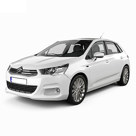 Protection de seuil de porte en acier inoxydable Citroen C4 II fabrication 10.2010 - 03.2018, carrosserie berline