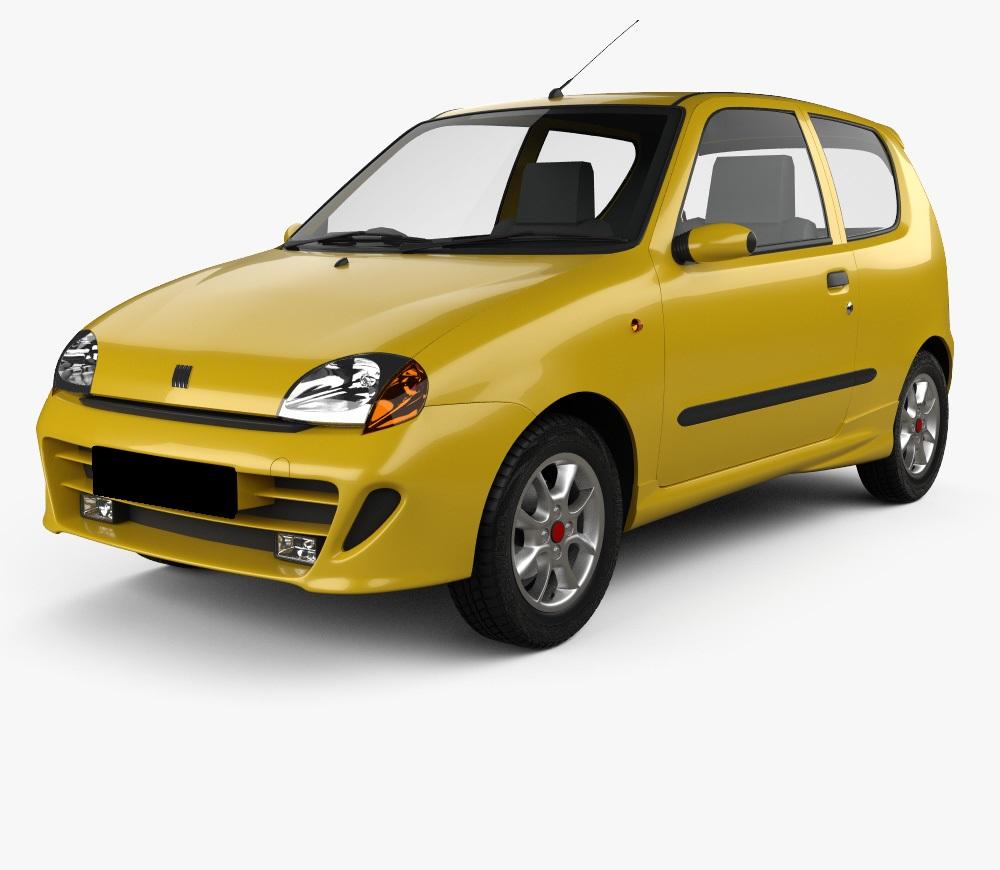Tapis de coffre Fiat Seicento 600 fabrication 1998 - 2010, carrosserie berline