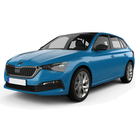 Protection de seuil de porte en acier inoxydable Skoda Scala