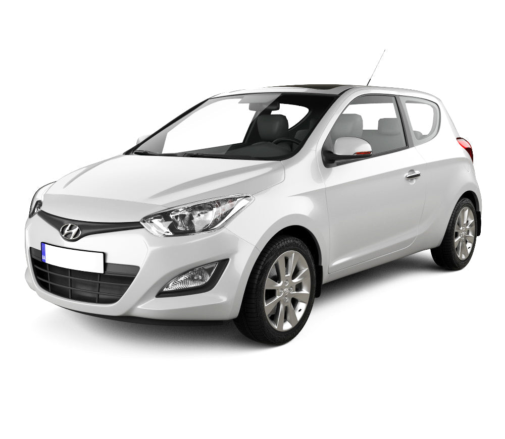 Tapis avec bords relevés Hyundai I20 I fabrication 01.2009 - 11.2014, carrosserie berline