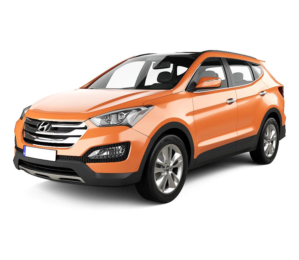Protection en acier inoxydable pour pédale repos-pied Hyundai Santa Fe III fabrication 2016 - 07.2018, carrosserie suv