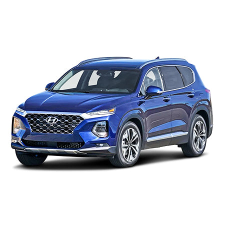 Tapis avec bords relevés Hyundai Santa Fe IV fabrication 08.2018 - 2020, carrosserie suv
