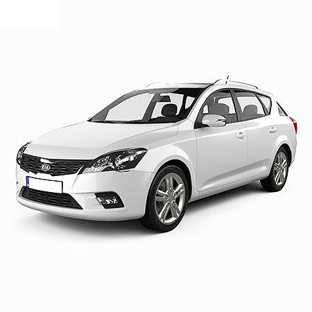 Protection en acier inoxydable pour pédale repos-pied Kia Ceed II fabrication 05.2012 - 05.2018, carrosserie break