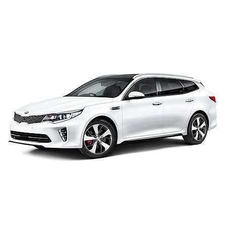 Tapis avec bords relevés Kia Optima IV fabrication 09.2016 - 12.2020, carrosserie break