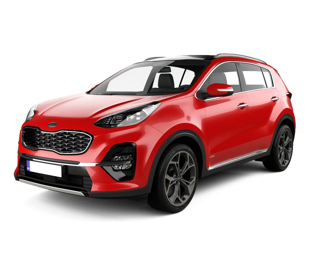 Protection de seuil de porte en acier inoxydable Kia Sportage IV fabrication 01.2016 - 2021, carrosserie suv