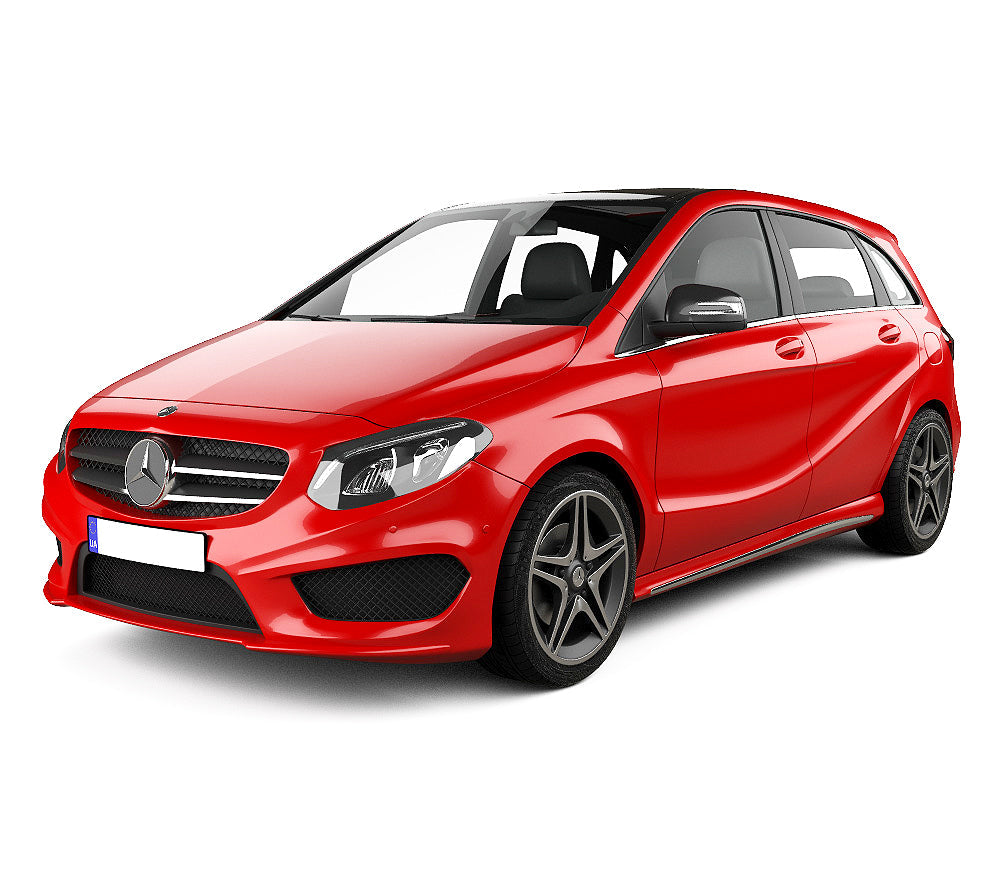 Protection de seuil de porte en acier inoxydable Mercedes Classe B W246 fabrication 10.2011 - 12.2018, carrosserie van