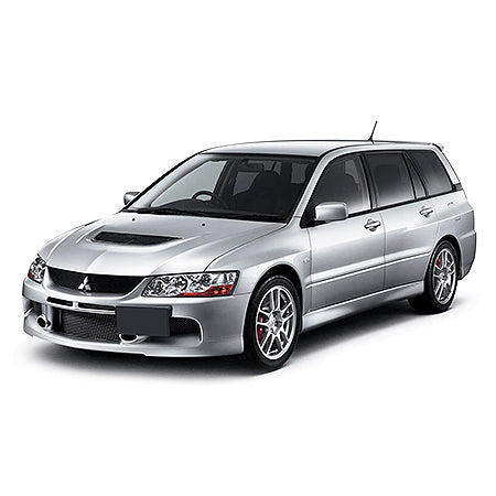 Protection en acier inoxydable pour pédale repos-pied Mitsubishi Lancer IX fabrication 10.2007 - 08.2017, carrosserie break