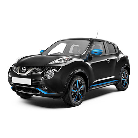 Tapis en moquette de voiture Nissan Juke I Facelift fabrication 06.2014 - 08.2019, carrosserie suv