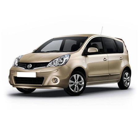 Protection en acier inoxydable pour pédale repos-pied Nissan Note E11 fabrication 2006 - 09.2013, carrosserie berline
