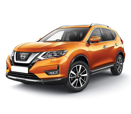 Protection en acier inoxydable pour pédale repos-pied Nissan X-Trail T32 fabrication 08.2014 - 08.2017, carrosserie suv