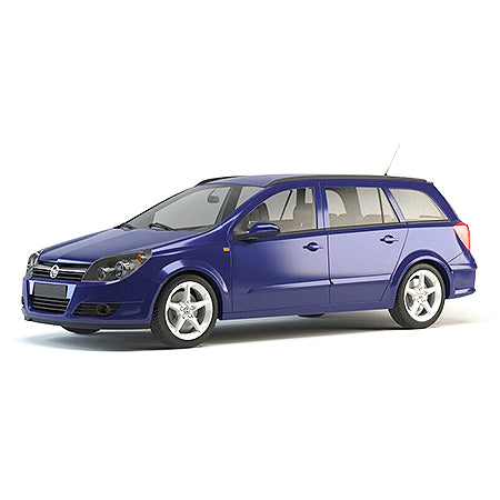 Protection de seuil de porte en acier inoxydable Opel Astra H fabrication 2004 - 12.2014, carrosserie break
