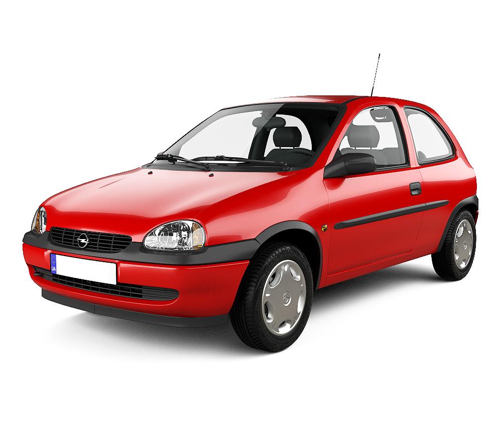 Moulures de carrosserie latérales Opel Corsa B fabrication 1993 - 2000, carrosserie berline