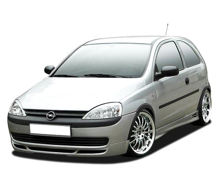 Moulures de carrosserie latérales Opel Corsa C fabrication 2001 - 2006, carrosserie berline