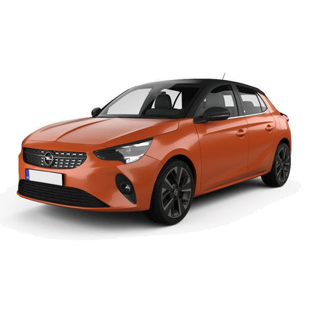 Protection de seuil de porte en acier inoxydable Opel Corsa F fabrication 06.2019 - présent, carrosserie berline