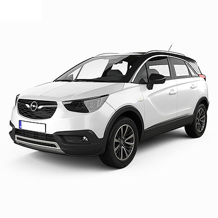 Protection de seuil de porte en acier inoxydable Opel Crossland X fabrication 06.2017 - présent, carrosserie suv