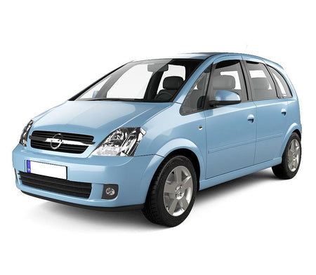 Protection de seuil de porte en acier inoxydable Opel Meriva A fabrication 02.2003 - 2010, carrosserie van