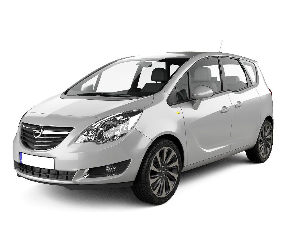 Protection de seuil de porte en acier inoxydable Opel Meriva B fabrication 03.2010 - 06.2017, carrosserie van