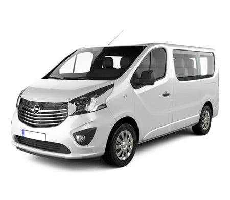 Protection de seuil de porte en acier inoxydable Opel Vivaro B fabrication 09.2014 - 02.2019, carrosserie van