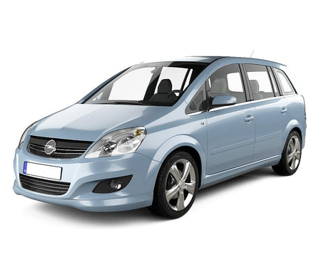 Protection de seuil de porte en acier inoxydable Opel Zafira B fabrication 05.2005 - 2014, carrosserie van