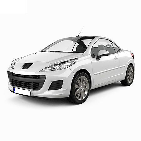 Tapis avec bords relevés Peugeot 207 fabrication 2006 - 2012, carrosserie cabrio