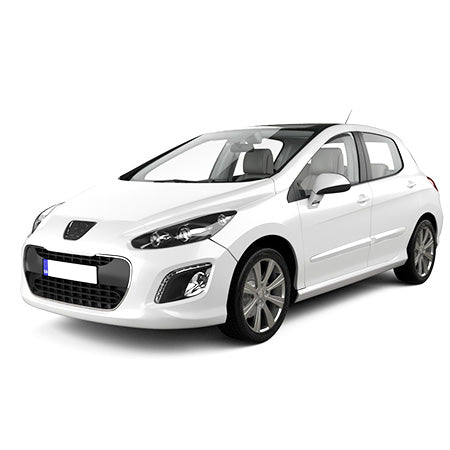 Protection de seuil de porte en acier inoxydable Peugeot 308 I fabrication 05.2007 - 07.2013, carrosserie berline