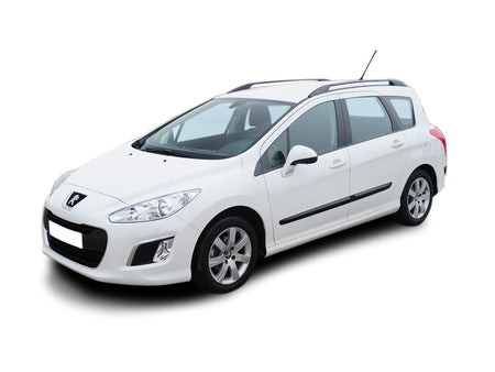 Protection de seuil de porte en acier inoxydable Peugeot 308 I fabrication 10.2007 - 05.2014, carrosserie break