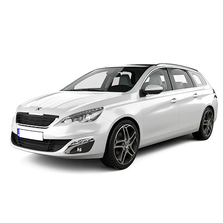 Tapis avec bords relevés Peugeot 308 II fabrication 06.2014 - présent, carrosserie break