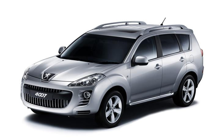 Tapis de voiture Peugeot 4007 fabrication 03.2007 - 08.2012, carrosserie suv