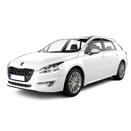 Protection en acier inoxydable pour pédale repos-pied Peugeot 508 I fabrication 01.2011 - 09.2018, carrosserie break