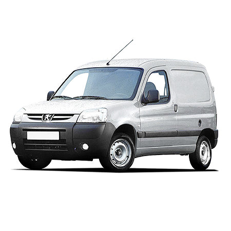 Protection de seuil de porte en acier inoxydable Peugeot Partner I fabrication 1998 - 2007, carrosserie van