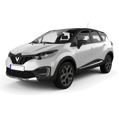Protection de seuil de porte en acier inoxydable Renault Captur I fabrication 04.2013 - 12.2019, carrosserie suv