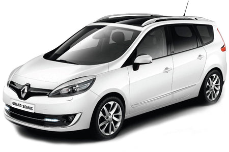 Protection de seuil de porte en acier inoxydable Renault Scenic Grand II fabrication 03.2004 - 04.2009, carrosserie van