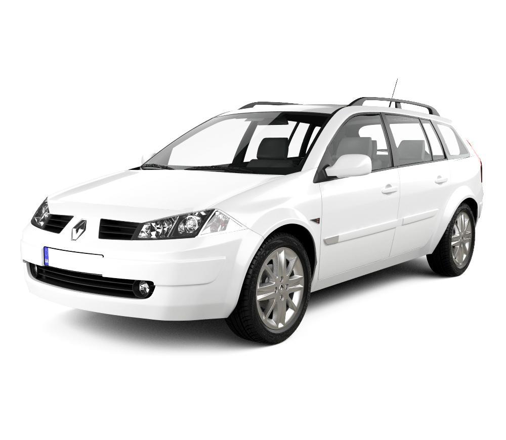 Tapis avec bords relevés Renault Megane II fabrication 08.2003 - 05.2009, carrosserie break
