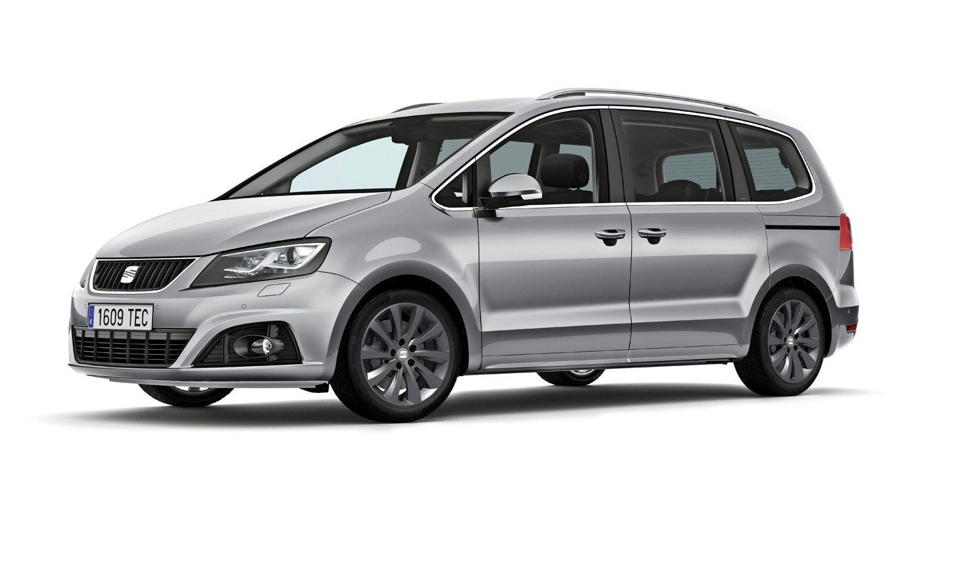 Protection de seuil de porte en acier inoxydable Seat Alhambra II fabrication 09.2010 - présent, carrosserie van