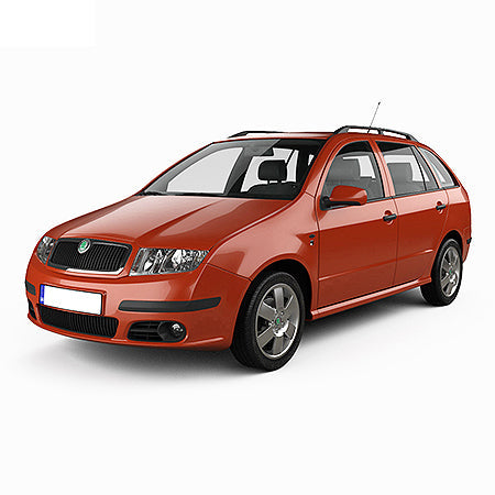 Protection de seuil de porte en acier inoxydable Skoda Fabia II fabrication 03.2007 - 10.2014, carrosserie break