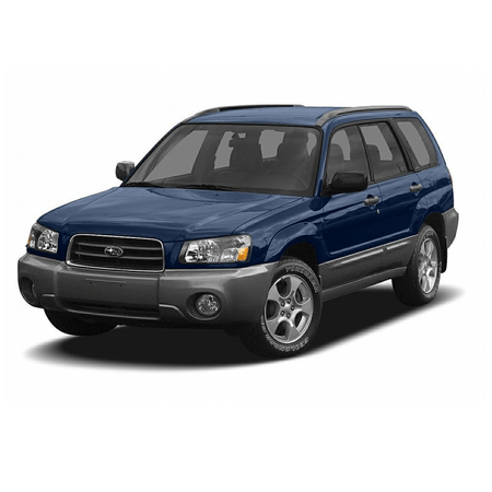 Protection de seuil de porte en acier inoxydable Subaru Forester II fabrication 09.2002 - 03.2008, carrosserie suv