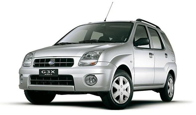 Tapis de coffre Subaru Justy II fabrication 2003 - 2007, carrosserie berline