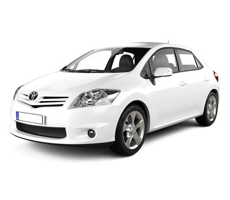 Protection de seuil de porte en acier inoxydable Toyota Auris I fabrication 01.2007 - 12.2012, carrosserie berline