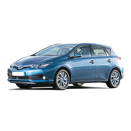 Protection en acier inoxydable pour pédale repos-pied Toyota Auris II fabrication 01.2013 - 12.2018, carrosserie berline