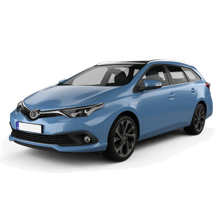 Protection en acier inoxydable pour pédale repos-pied Toyota Auris II fabrication 07.2013 - 12.2018, carrosserie break